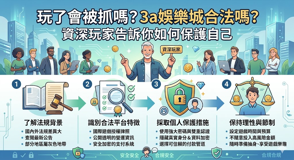 玩了會被抓嗎？3a娛樂城合法嗎？資深玩家告訴你如何保護自己